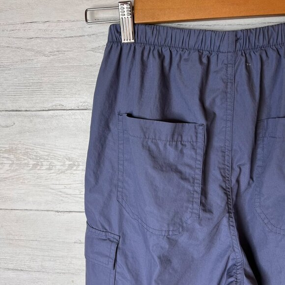 Wild Fable Pants Womens Size XXS Periwinkle Cargo Parachute Elastic Waist Cotton - Picture 11 of 16